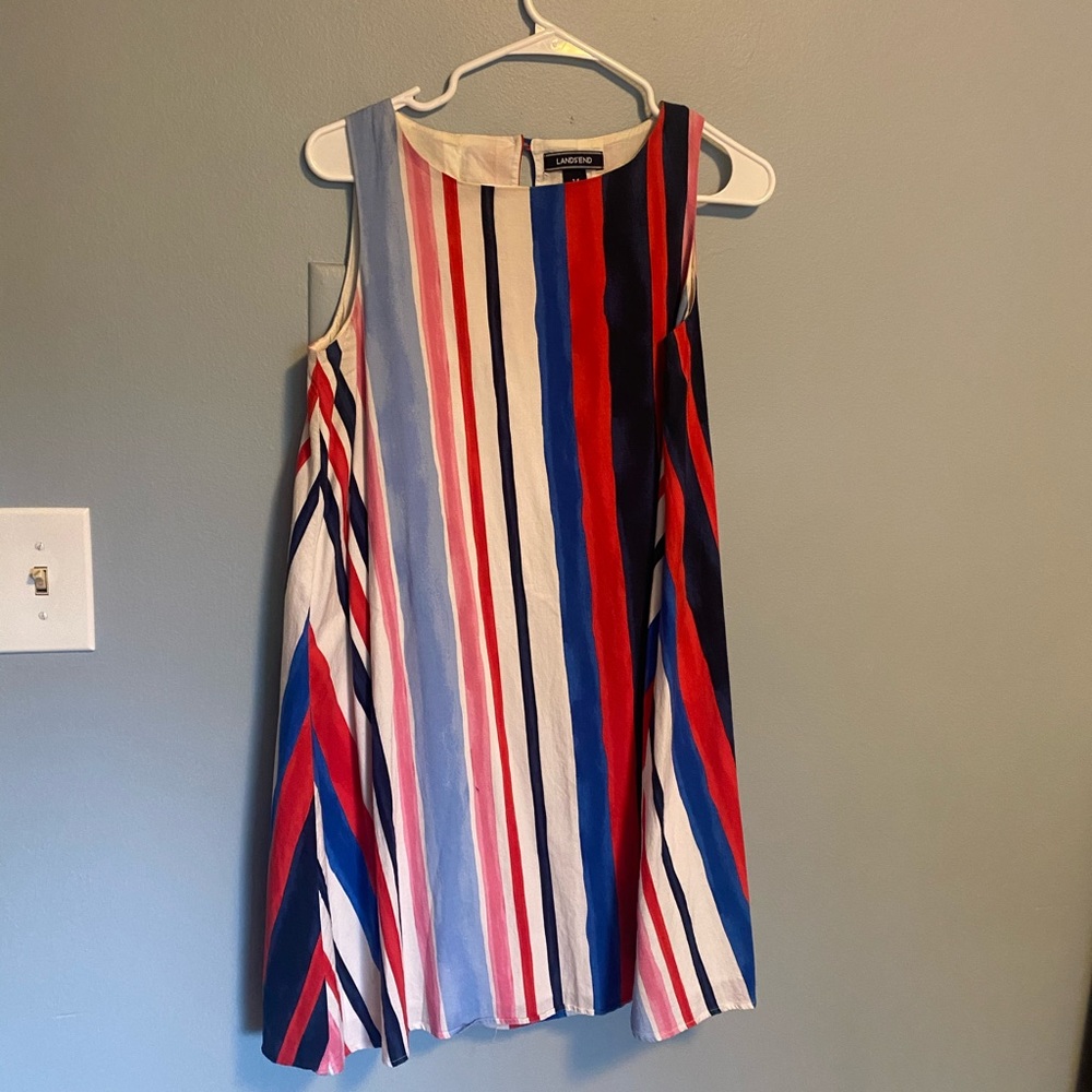 LAND’S END | painter smock/swing dress